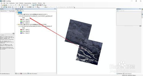 arcgis软件arcmap如何做栅格影像拼接