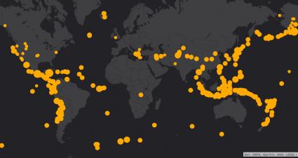 ArcGIS Online Web 地图 地震