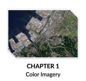 卫星地图彩色图像