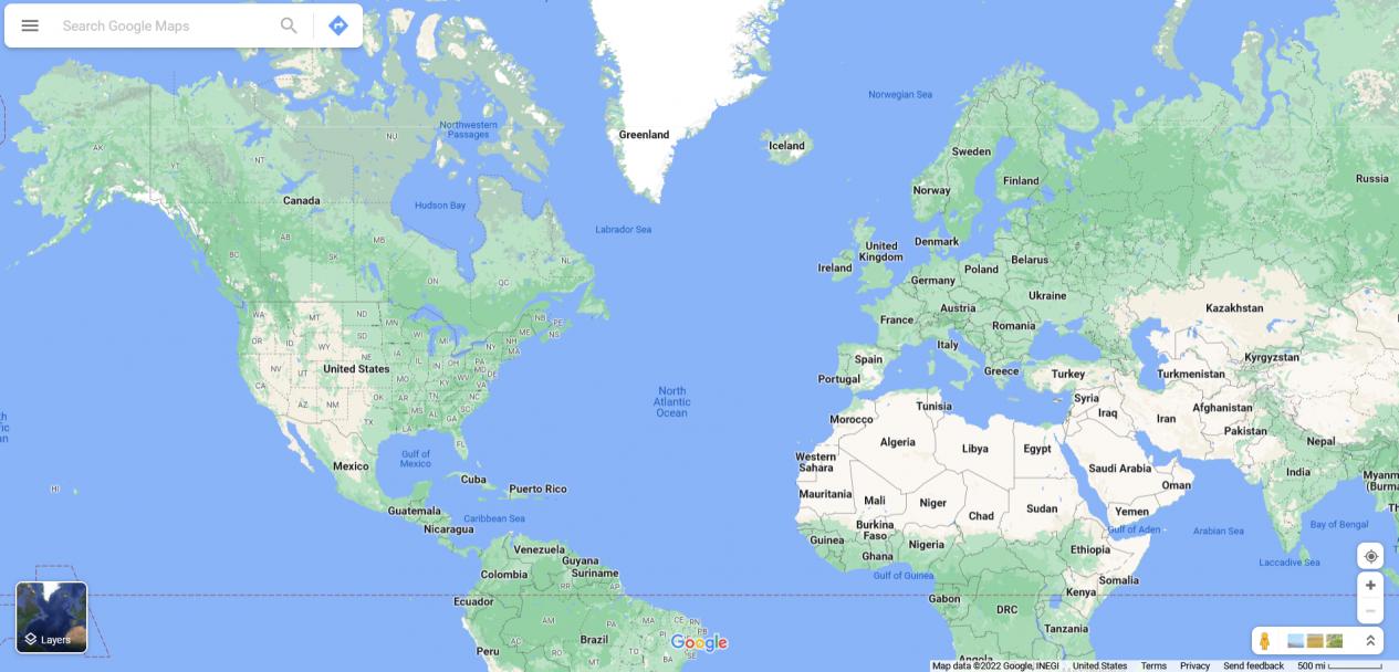 网络墨卡托投影谷歌地图