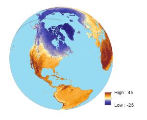 地表温度 2014 年 4 月