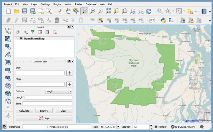 QGIS 指南：截图示例