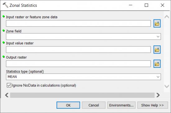 分区统计 ArcGIS