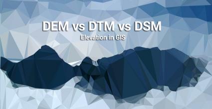 DSM、DEM、DTM 差异