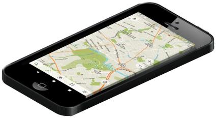 移动网络地图应用程序 GPS