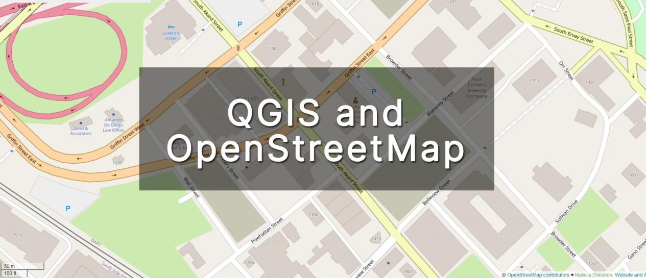 QGIS 开放街图